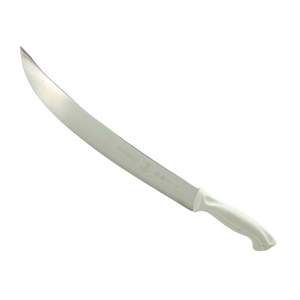 Cuchillo Carnicero Curvo Blanco